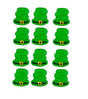 Edible Royal Icing Decorations - Leprechaun Pipe Hats - 12 count