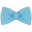 Foil Balloon Blue Bowtie