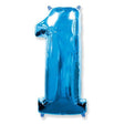 Foil Balloon 42 Inch Number 1 Blue