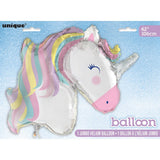 Foil Balloon Unicorn Rainbow Pastel 42 Inch