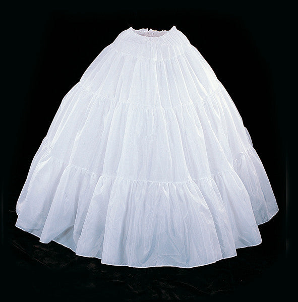 White Tulle Petticoat 42 Inch Bridal A-Line Hoopless Slip Skirt