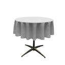 Polyester Poplin Fabric - Seamless Round Tablecloth, 42" Diameter (1 Piece)
