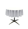 Polyester Poplin Fabric - Seamless Round Tablecloth, 42" Diameter (1 Piece)