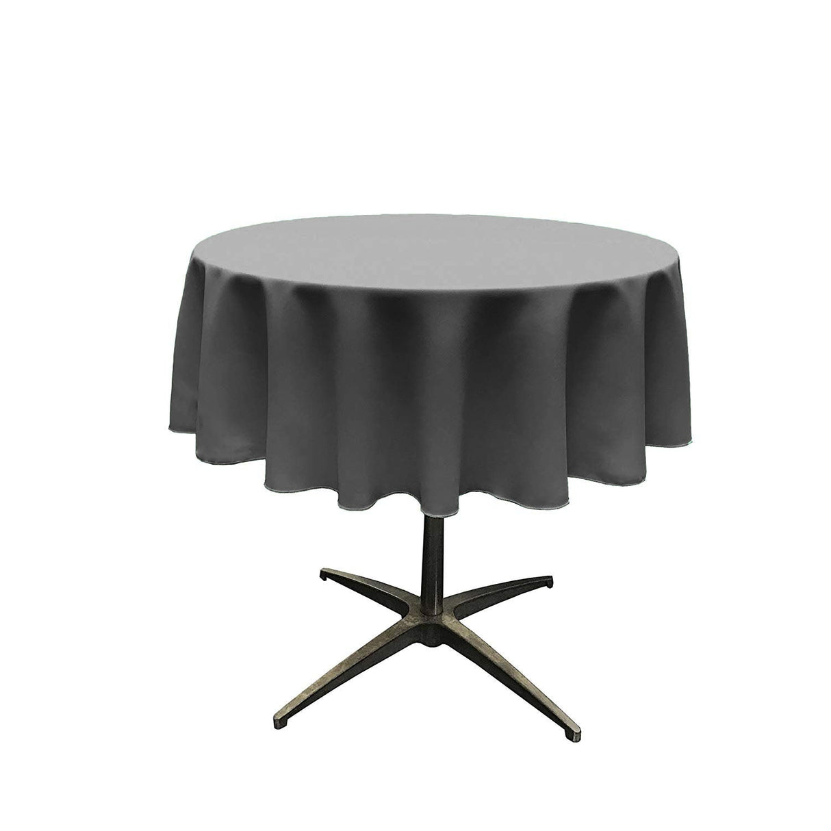 Polyester Poplin Fabric - Seamless Round Tablecloth, 42" Diameter (1 Piece)