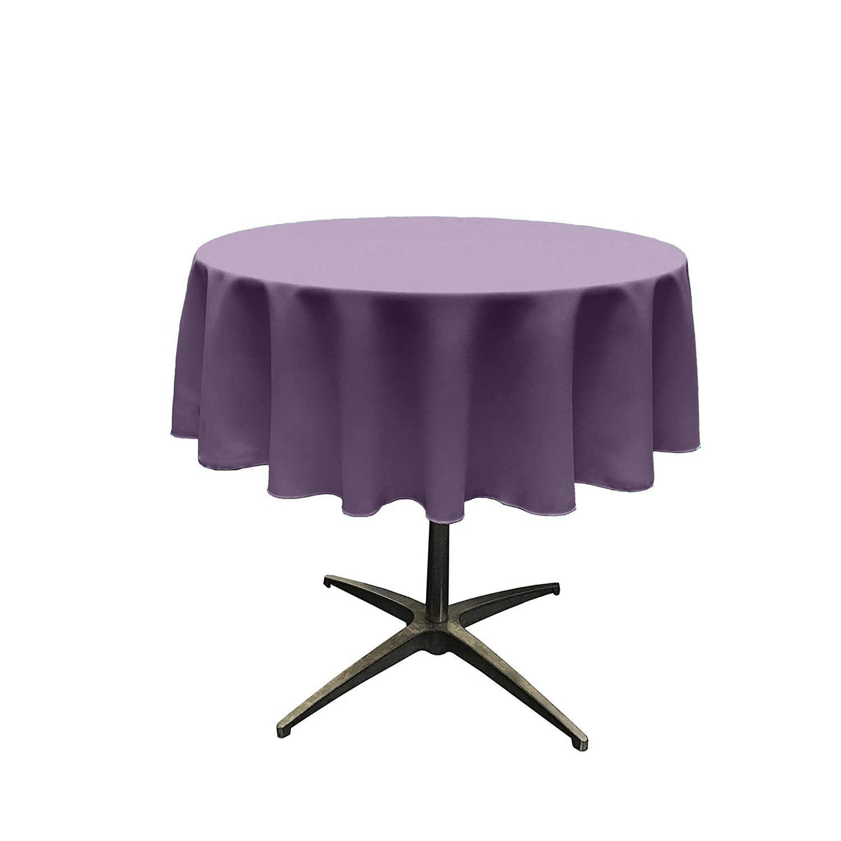 Polyester Poplin Fabric - Seamless Round Tablecloth, 42" Diameter (1 Piece)