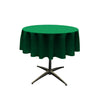Polyester Poplin Fabric - Seamless Round Tablecloth, 42" Diameter (1 Piece)