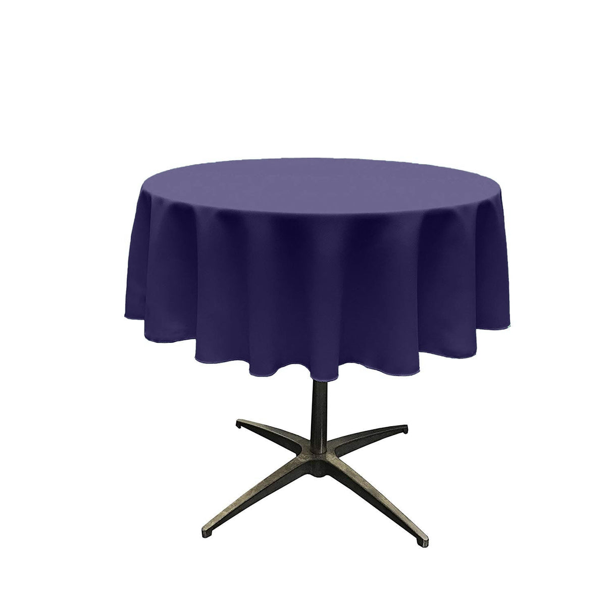 Polyester Poplin Fabric - Seamless Round Tablecloth, 42" Diameter (1 Piece)