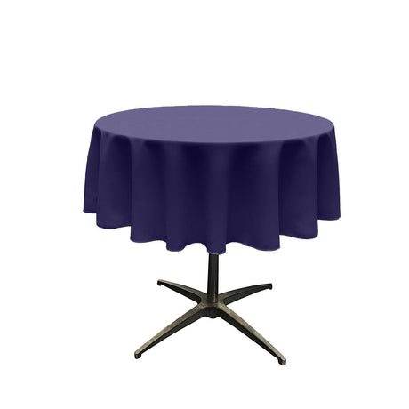 Polyester Poplin Fabric - Seamless Round Tablecloth, 42" Diameter (1 Piece)