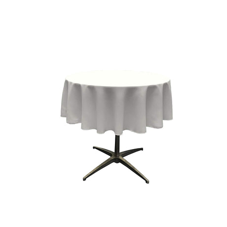 42" Round Polyester Poplin Tablecloth - Solid Color, 42" Diameter (1 Piece)