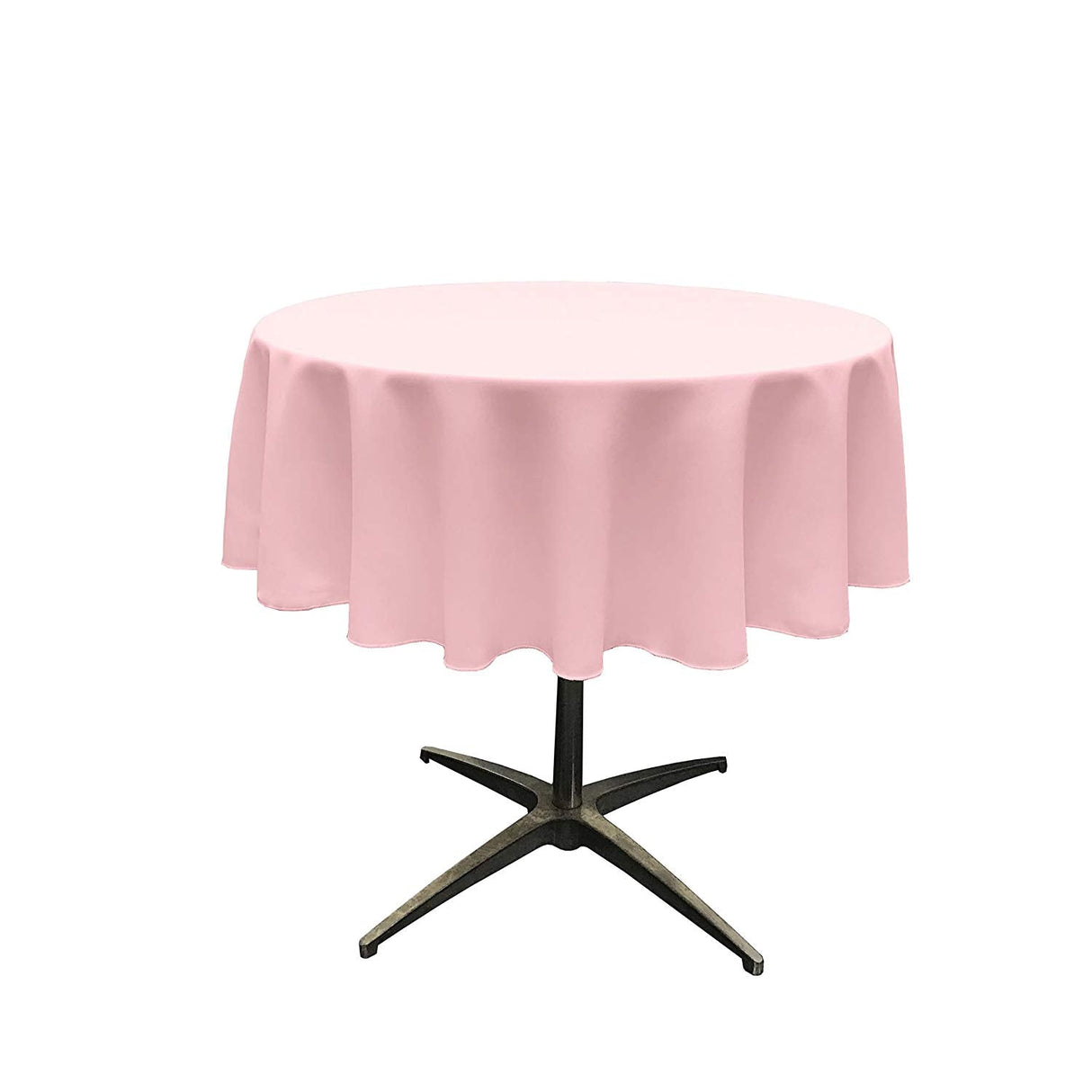 42" Round Polyester Poplin Tablecloth - Solid Color, 42" Diameter (1 Piece)