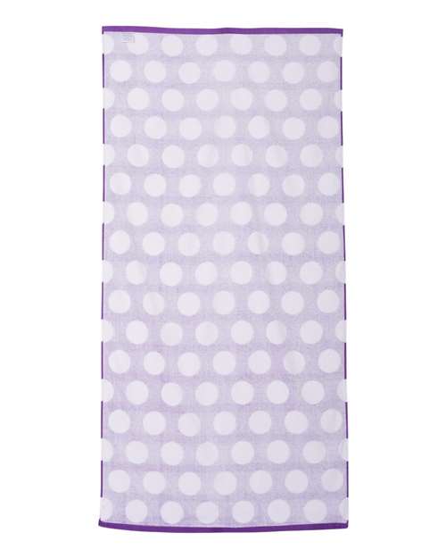 Polka Dot Velour Beach Towel