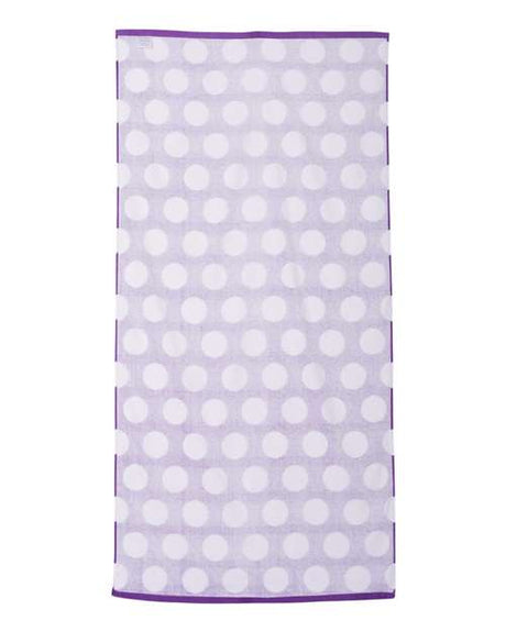Polka Dot Velour Beach Towel
