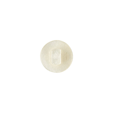 Translucent Ivory Floral Shank Back Plastic Button - 18L/11.5mm