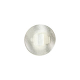 Translucent Ivory Floral Shank Back Plastic Button - 24L/15mm