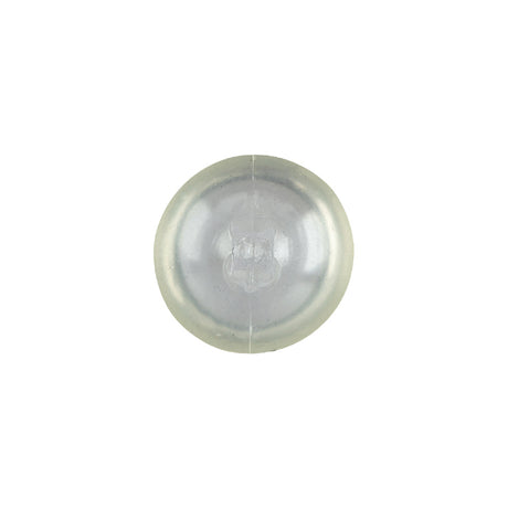 Translucent Dome Shaped Shank Back Plastic Button - 24L/15mm