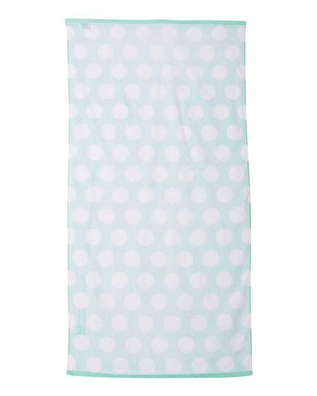Polka Dot Velour Beach Towel