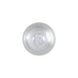 Translucent Dome Shaped Shank Back Plastic Button - 28L/18mm