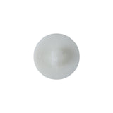 White Floral Embossed Shank Back Plastic Button - 25L/16mm