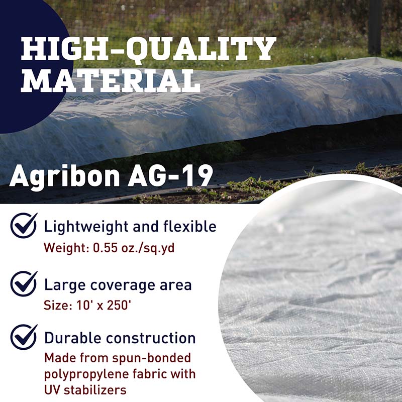 Row Cover Agribon AG-19 10' X 250'