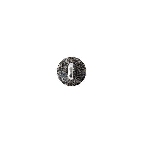 Italian Opal, White and Black Speckled Iridescent Shank Back Button - 13L/8mm