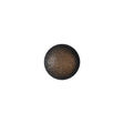 Italian Fiery Orange and Black Speckled Iridescent Shank Back Button - 17L/10.5mm