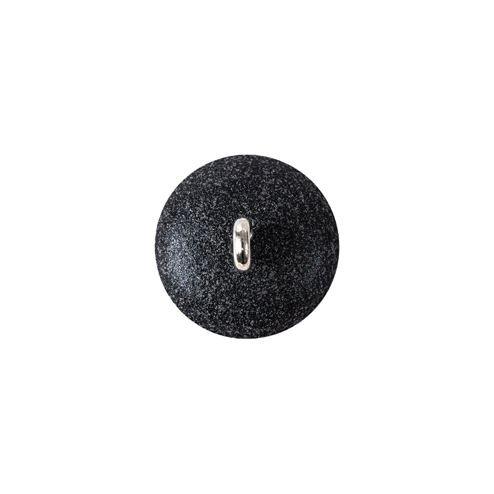 Italian Opal Shimmer, White and Black Speckled Iridescent Shank Back Button - 22L/14mm