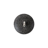 Italian Silver Plate, White and Black Speckled Iridescent Shank Back Button - 28L/18mm