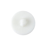 Italian Opaque Lucent White Textured Shank Back Button - 36L/23mm
