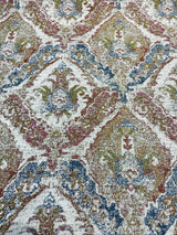 Swavelle Chenille Latham Multi Damask Upholstery Fabric - Multi Damask, 57" Width (1 Yard)