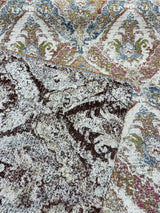Swavelle Chenille Latham Multi Damask Upholstery Fabric - Multi Damask, 57" Width (1 Yard)