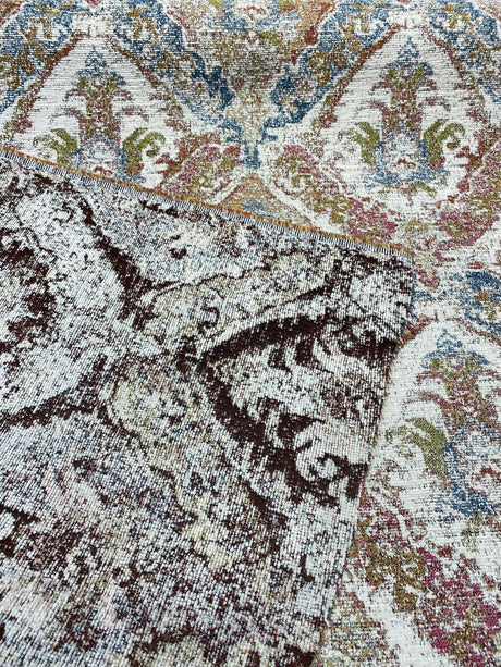 Swavelle Chenille Latham Multi Damask Upholstery Fabric - Multi Damask, 57" Width (1 Yard)