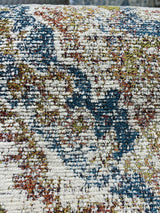 Swavelle Chenille Latham Multi Damask Upholstery Fabric - Multi Damask, 57" Width (1 Yard)