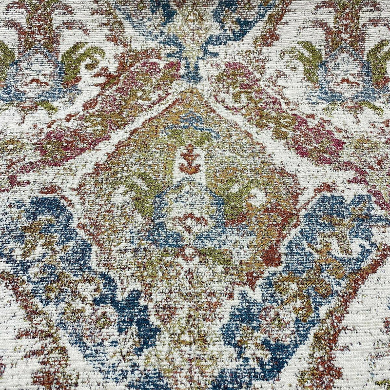 Swavelle Chenille Latham Multi Damask Upholstery Fabric - Multi Damask, 57" Width (1 Yard)
