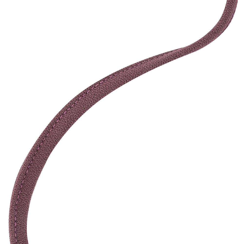 Plum Wine Creped Bias Cut Spaghetti Cord - 0.25"