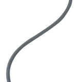 Charcoal Gray Bias Cut Spaghetti Cord - 0.25"