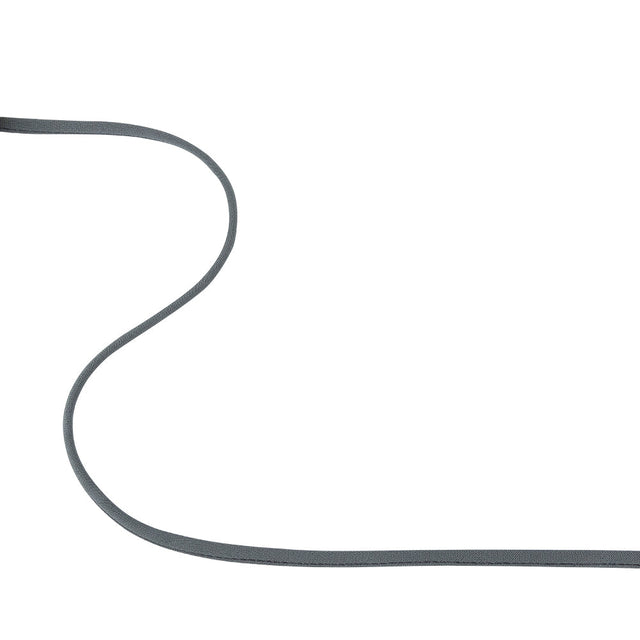 Charcoal Gray Bias Cut Spaghetti Cord - 0.25"
