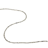 Agate Gray and Off-White Geometric Spaghetti Cord - 0.1875"