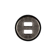 Italian Silver Spider Web Slated Metal Button - 32L/20mm