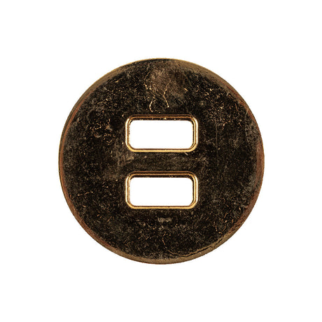 Italian Gold Spider Web Slated Metal Button - 40L/25.5mm