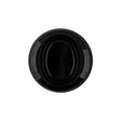 Italian Black Faceted Plastic Button - 36L/23mm