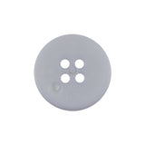 Italian White Casted 4-Hole Nylon Button - 36L/23mm