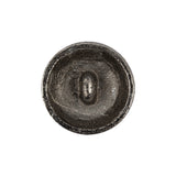 Italian Silver Cast Metal and Rhinestone Shank Back Button - 36L/23mm