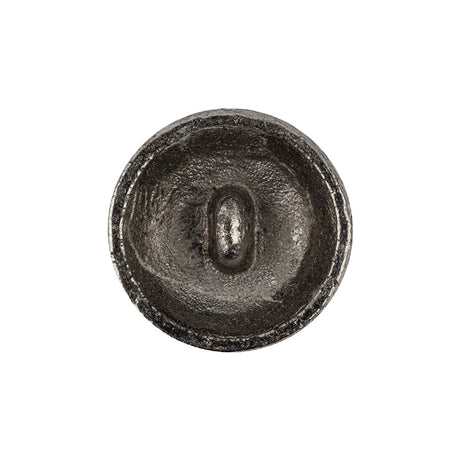 Italian Silver Cast Metal and Rhinestone Shank Back Button - 36L/23mm