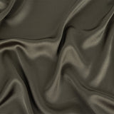 Army Green Satin-Faced Crepe