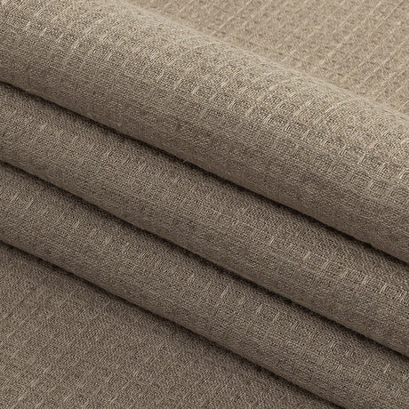 Natural Waffle Woven Linen Dobby