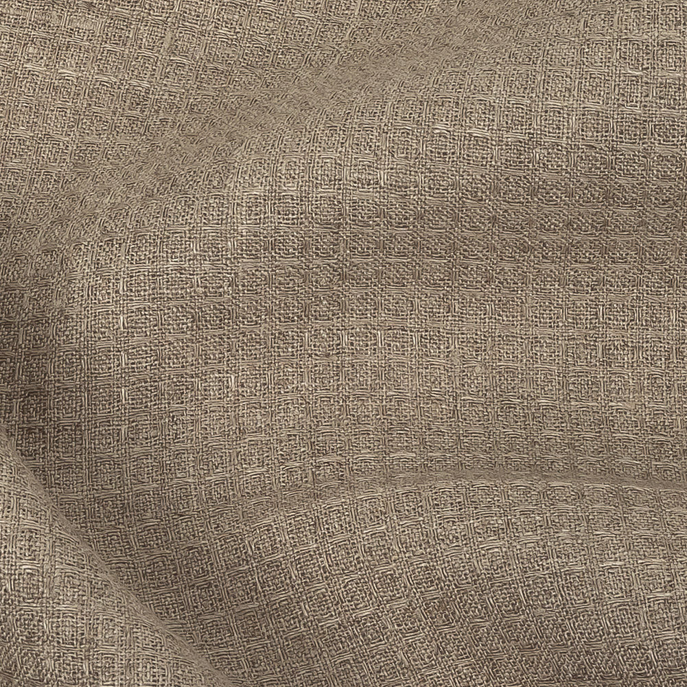 Natural Waffle Woven Linen Dobby
