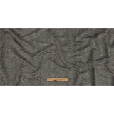 Black and Gray Python Patterned Linen Jacquard
