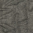 Black and Gray Python Patterned Linen Jacquard