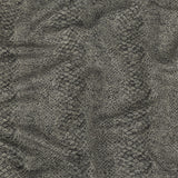 Black and Gray Python Patterned Linen Jacquard