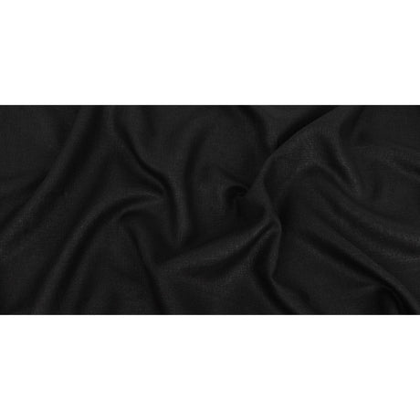 Elko Black Medium Weight Linen Woven